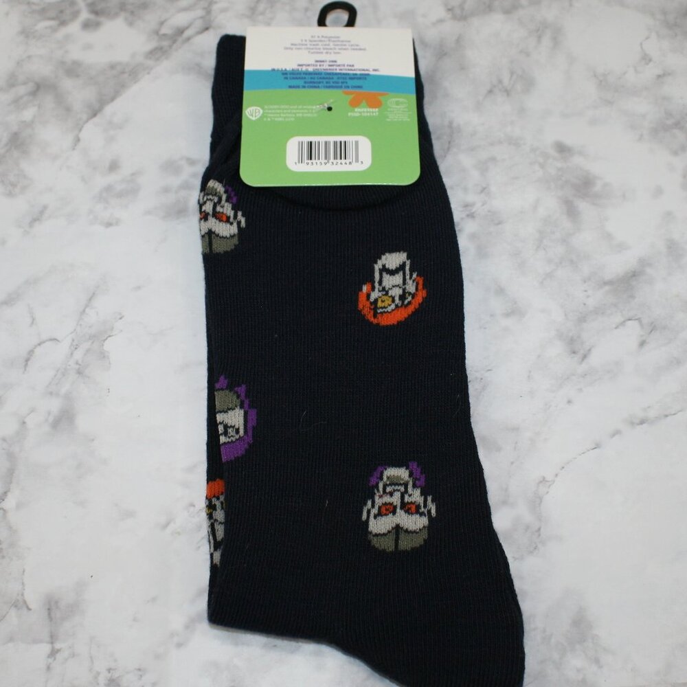 SCOOBY DOO Socks Halloween Spooky Creepy Crew Unisex October Black One Size - Picture 2 of 13